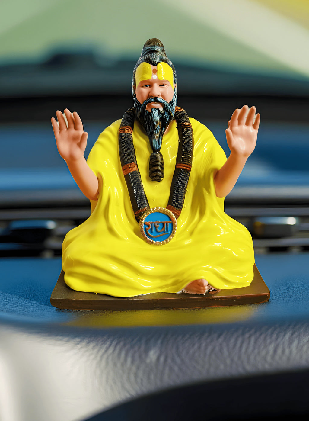 Premanand Swami Statue for Car, Desk and Pooja Room