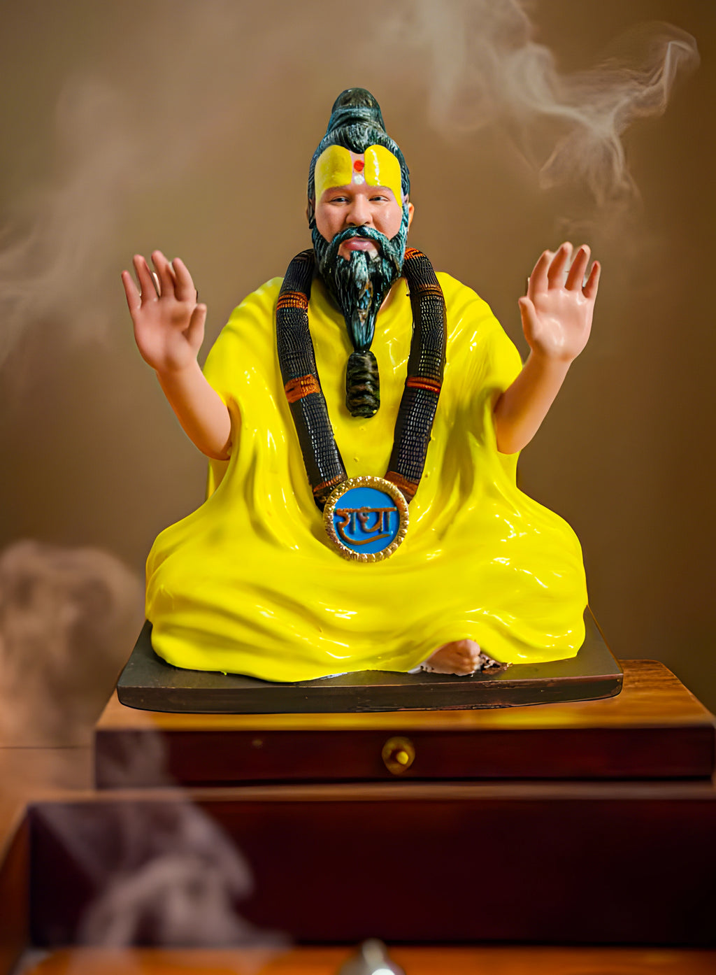 Premanand Swami Statue for Car, Desk and Pooja Room