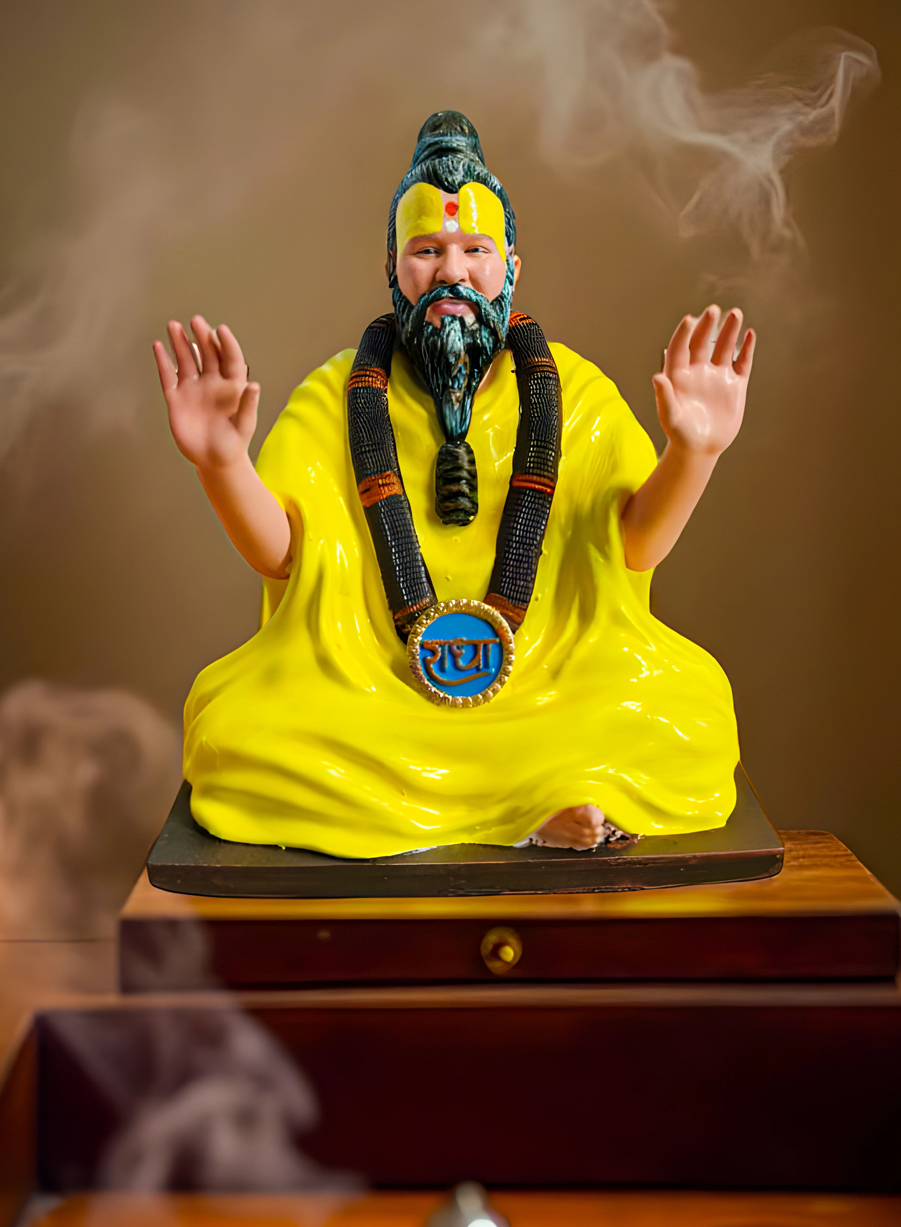 Premanand Swami Statue for Car, Desk and Pooja Room