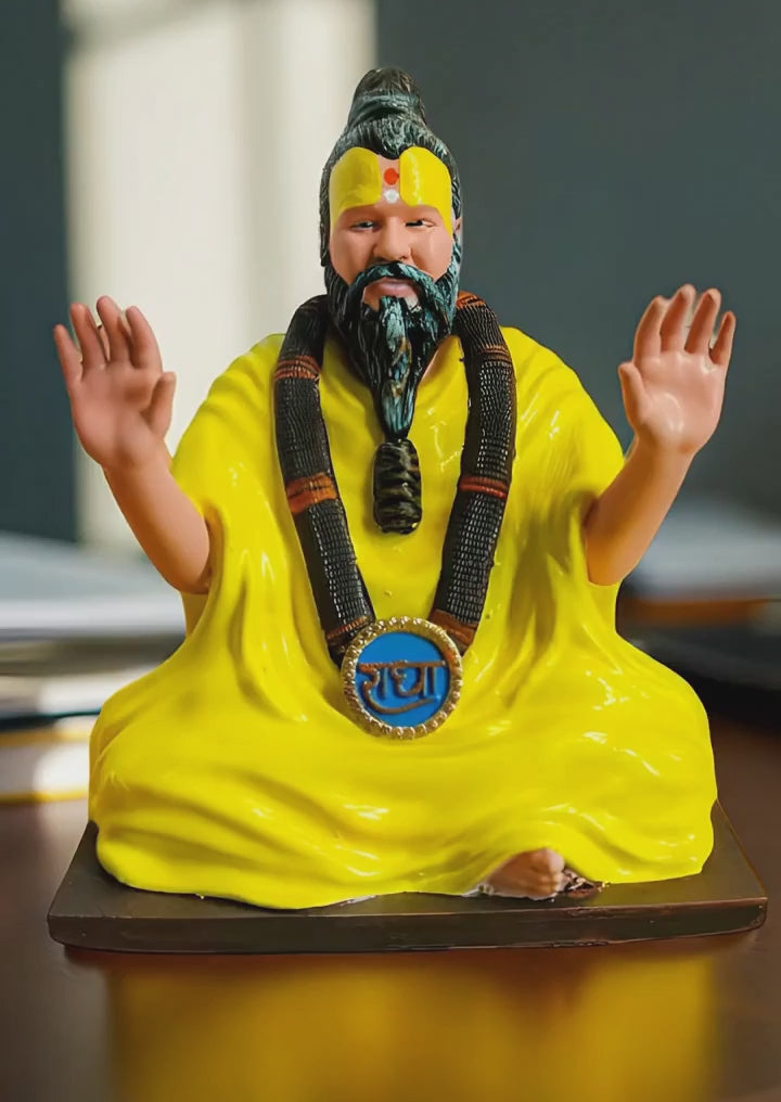 Premanand Swami Statue for Car, Desk and Pooja Room